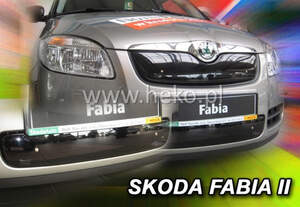 Дефлектор на решетку радиатора радиатора SKODA FABIA II/ROOMSTER II 2010-2018 низ