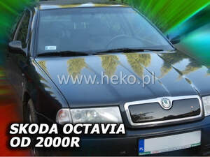 Дефлектор на решетку радиатора радиатора SKODA OCTAVIA II 2004- верх Дефлектор на решетку радиатора радиатора SKODA OCTAVIA II 2004- верх