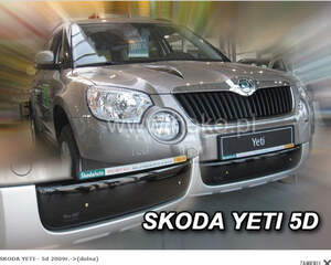 Дефлектор на решетку радиатора радиатора SKODA YETI 2009-2013 низ
