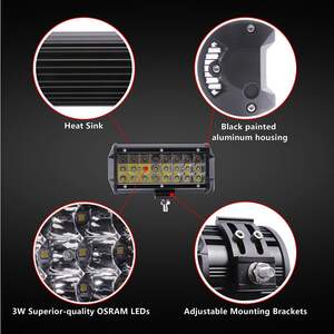 Светодиодная LED фара LIGHTWAY 72W ближнего/дальнего света