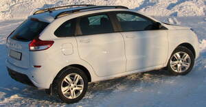 Рейлинги «APS» продольные алюминиевые для LADA XRAY черные Рейлинги «APS» продольные алюминиевые для LADA XRAY черные