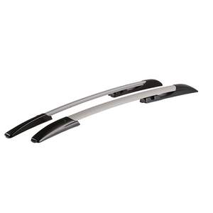 Рейлинги «APS» продольные алюминиевые для KIA CEED (2012-2018) хэтчбек серые матовые