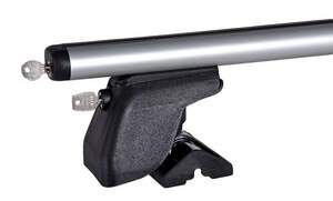 Багажник AMOS BOSS на интегриров.рейлинги CHERY Tiggo 5 SUV 5дв 2014-2018 (аэродинамич.дуги с замком)