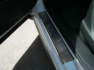 Накладки на пороги из нержавеющей стали MAZDA CX5 2017- "СОЮЗ-96"