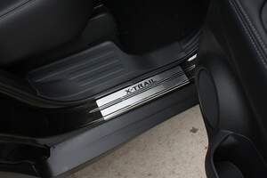 Накладки на пороги из нержавеющей стали NISSAN X-TRAIL 2014- "СОЮЗ-96"