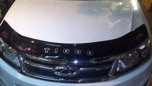 Дефлектор для капота (отбойник) CHERY TIGGO 3 (2017-) "VIP-TUNING"