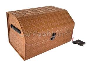 Органайзер в багажник «TOUR» коричневый 51х31х30 см 45037