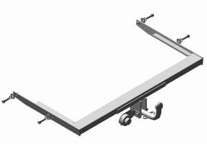 Фаркоп «Трейлер» Ford Foсus 2 седан 2005-2011 твердое крепление шара