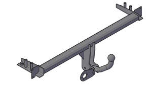 Фаркоп «Трейлер» Chevrolet Lacetti хетчбек 5 дверей 2004-2013, Daewoo Nubira хетчбек 5 дверей 2003-2013 твердое крепление шара