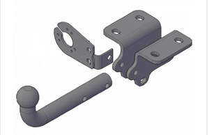 Фаркоп «Трейлер» Volkswagen Amarok 2010- твердое крепление шара