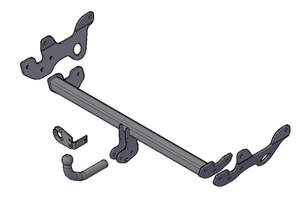 Фаркоп «Трейлер» Mazda CX-5 2012-2017 твердое крепление шара