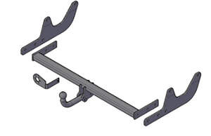 Фаркоп «Трейлер» Лада Ларгус R90 универсал легковой 2012-, Лада Ларгус Кросс 2015- крепление шара на двух болтах