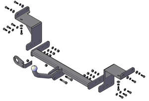 Фаркоп «Трейлер» для Hyundai I30 универсал 2012-