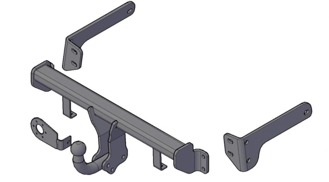 Фаркоп «Трейлер» для Chevrolet Captiva 2006-2015 Фаркоп «Трейлер» для Chevrolet Captiva 2006-2015