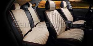 Комплект Накидок 2D «MONACO PLUS» черный/коричневый/коричневый/коричневый 21830