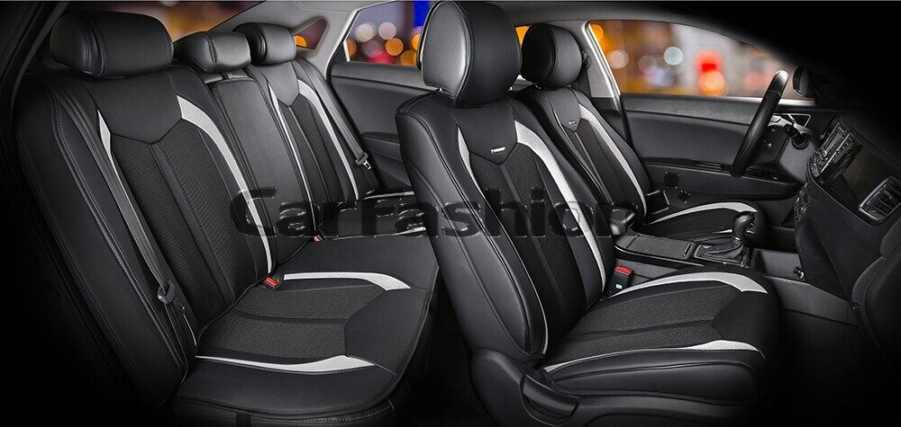 Комплект накидок «URBAN PLUS» черный/черный/серый 22367 Комплект накидок «URBAN PLUS» черный/черный/серый 22367