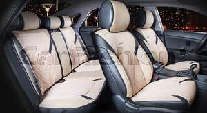 Комплект накидок «STING PLUS» черный/бежевый 22353