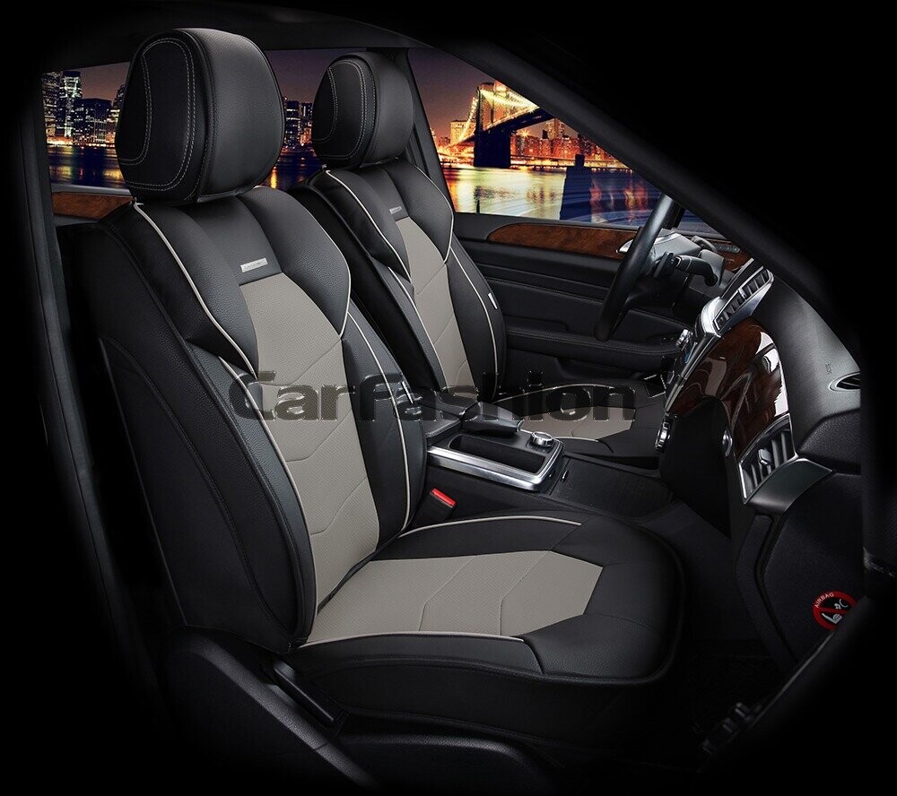 Накидки на передние сиденья «SAMURAI» серый/серый/черный 21945 Накидки на передние сиденья «SAMURAI» серый/серый/черный 21945