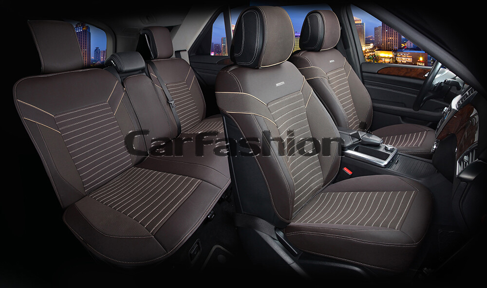 Комплект Накидок «CHESTER PLUS» коричневый/бежевый/бежевый 22336 Комплект Накидок «CHESTER PLUS» коричневый/бежевый/бежевый 22336