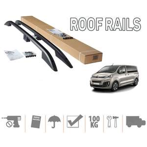 Рейлинги «SKYPORT» продольные для RENAULT TRAFIC 2001-2015 короткая база,черные от Erkul Рейлинги «SKYPORT» продольные для RENAULT TRAFIC 2001-2015 короткая база,черные от Erkul