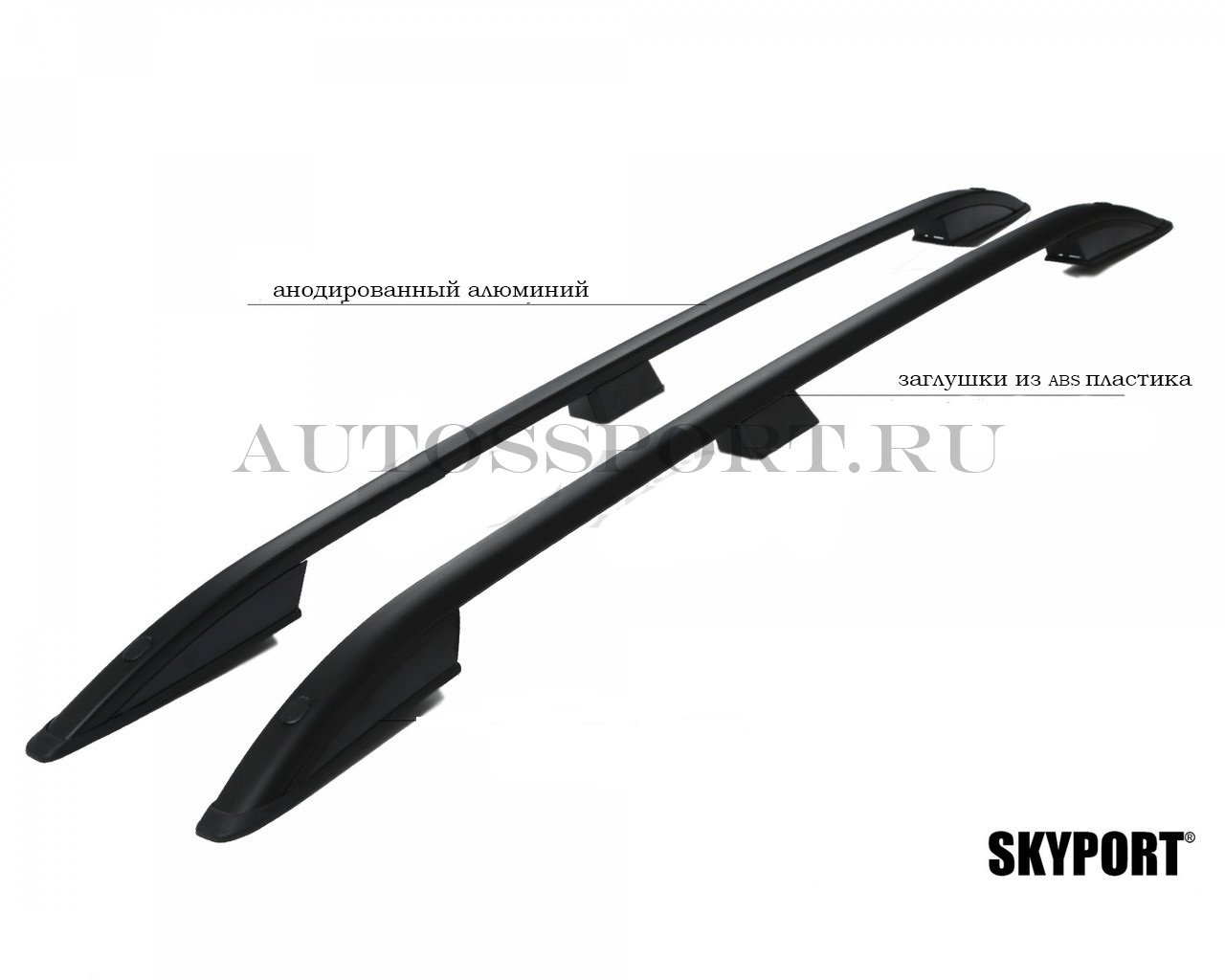 Рейлинги «SKYPORT» продольные для OPEL VIVARO 2001-2015 короткая база,черные от Erkul Рейлинги «SKYPORT» продольные для OPEL VIVARO 2001-2015 короткая база,черные от Erkul