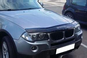 Дефлектор для капота (отбойник) BMW X3 (2010-; кузов F25) "VIP-TUNING"
