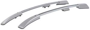 Рейлинги «APS» продольные алюминиевые для OPEL ASTRA H hb/5d серые (пластик чёрный) Рейлинги «APS» продольные алюминиевые для OPEL ASTRA H hb/5d серые (пластик чёрный)