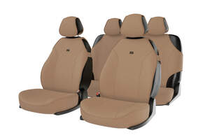 Комплект Накидок «BINGO» бежевый/бежевый/бежевый/Logo черный 22003