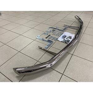 Защита переднего бампера TOYOA HIGHLANDER (2012-2014) труба одинарная d70 Защита переднего бампера TOYOA HIGHLANDER (2012-2014) труба одинарная d70