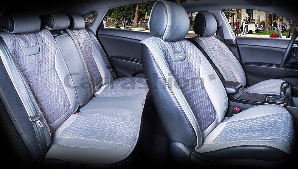 Комплект накидок «TORINO PLUS» серый/т.серый/т.серый 22216 Комплект накидок «TORINO PLUS» серый/т.серый/т.серый 22216