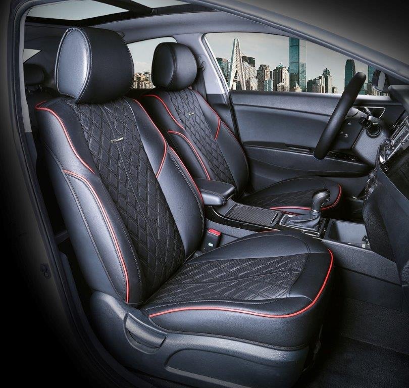 Накидки передние «BALATON» красный/черный/черный 21998 Накидки передние «BALATON» красный/черный/черный 21998