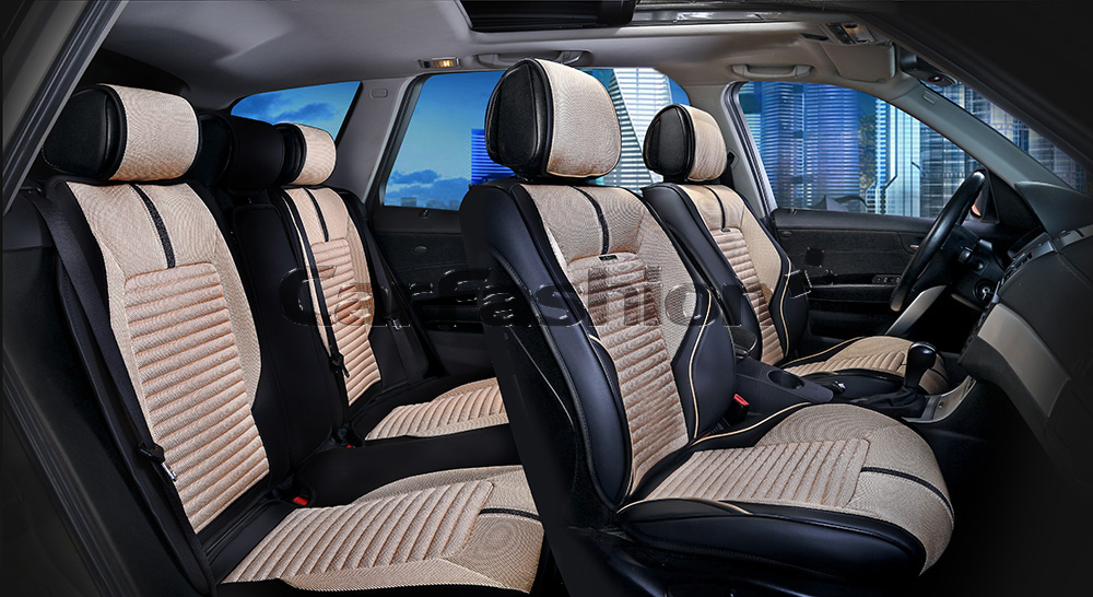 Комплект Накидок «SECTOR PLUS» черный/бежевый/черный 22271 Комплект Накидок «SECTOR PLUS» черный/бежевый/черный 22271