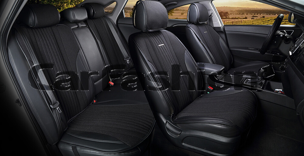 Комплект накидок «GRAND PLUS» черный/черный 21846 Комплект накидок «GRAND PLUS» черный/черный 21846