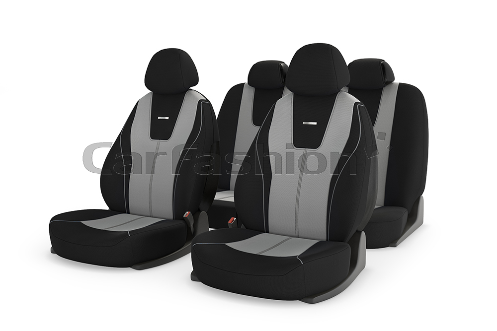 Чехлы универсальные «DOUGLAS» св.серый/черный/св.серый 22038 Чехлы универсальные «DOUGLAS» св.серый/черный/св.серый 22038