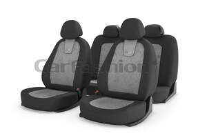 Чехлы универсальные   «COLOMBO» св.серый/т.серый/св.серый 11052