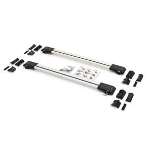 Багажные поперечины WingCarrier V2 на интегриров. рейлинги VOLVO XC90 II 2014-н.в. с замком, серебристые