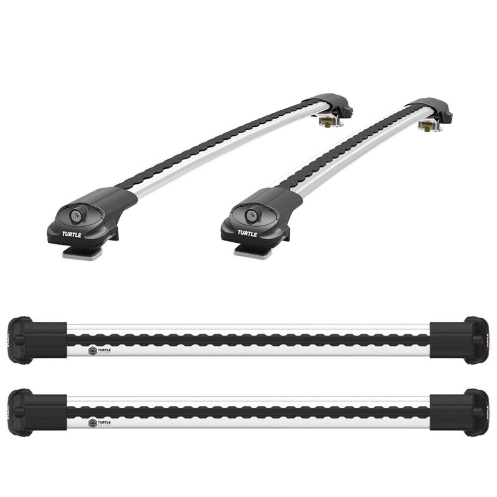 (a) Поперечины TURTLE AIR 1 113см для рейлингов с просветом , серебристые (a) Поперечины TURTLE AIR 1 113см для рейлингов с просветом , серебристые