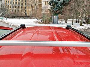 Рейлинги «EAGLE» с встроенными поперечинами для Renault Kangoo II (2007-н.в.)