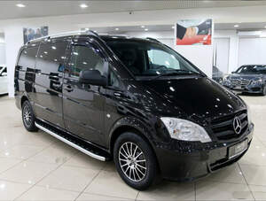 Рейлинги GOLD продольные для MERCEDES BENZ W639/W447 (2003-2021) Extra Long (L3), серебристые