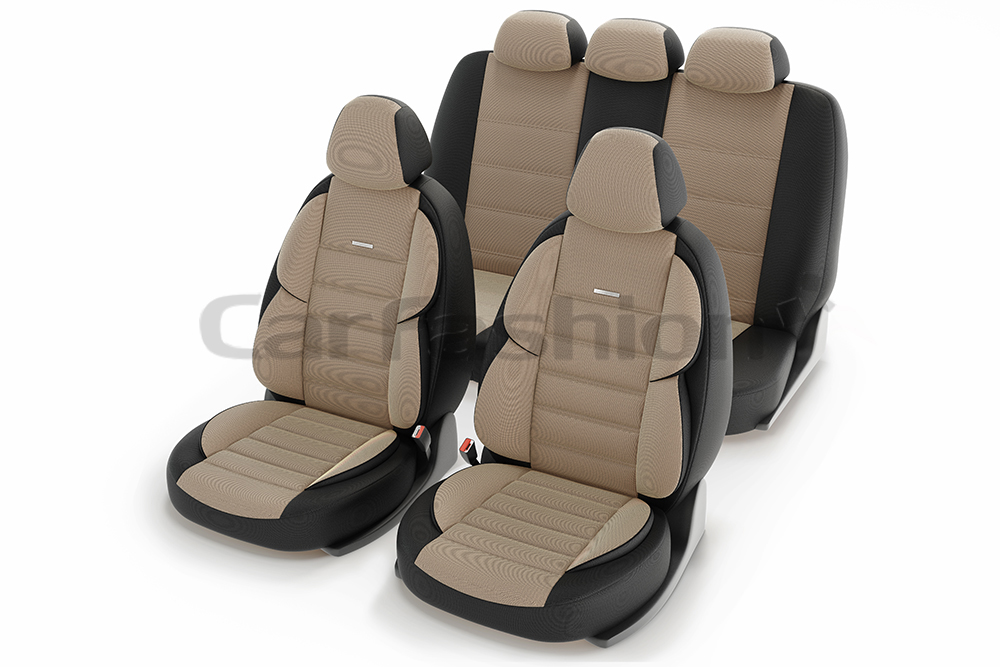 Чехлы «GROSS» бежевый/черный/черный 11171 Чехлы «GROSS» бежевый/черный/черный 11171