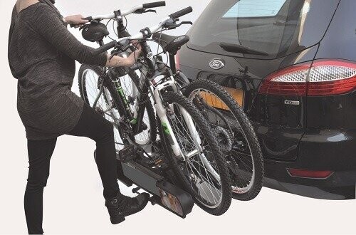 Крепление велосипеда на фаркоп PERUZZO Pure Instinct для 2-х велосипедов, сталь/цвет антрацит Крепление велосипеда на фаркоп PERUZZO Pure Instinct для 2-х велосипедов, сталь/цвет антрацит