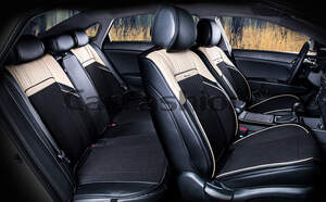 Комплект Накидок «ARSENAL PLUS» бежевый/черный 22072