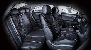 Комплект Накидок «ELEMENT PLUS» черный/черный/серый/серый 22493