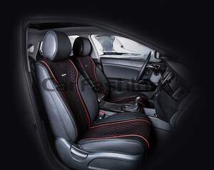 Накидки Фронт «ELEMENT» черный/черный/красный/красный 21482