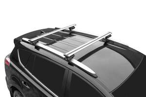 Багажник LUX Бэлт на рейлинги с дугами 1,2м аэро-трэвэл (82мм) Renault Duster