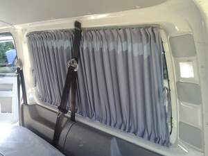 Шторки на салазках  в салон MERCEDES SPRINTER 313 (2008-2018) синие "ERKUL"
