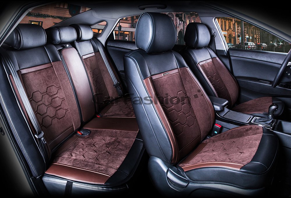 Комплект Накидок «EVOLUTION PLUS» кофе/черный/кофе 22437 Комплект Накидок «EVOLUTION PLUS» кофе/черный/кофе 22437