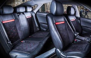 Комплект Накидок «EVOLUTION PLUS» черный/черный/красный 22434