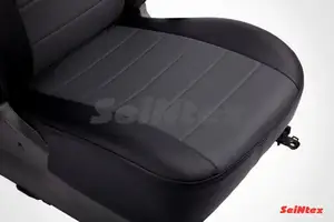Чехлы Seintex из экокожи для сидений Mazda 6 III Sedan (2018-н.в.)(rest.) черно-серые
