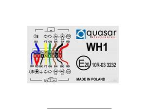 Комплект универсальной электрики Quasar с блоком согласования WH-PRO-G7 Комплект универсальной электрики Quasar с блоком согласования WH-PRO-G7